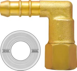 STILBON Brass Revolving Head Gas Stove Back Nozzle (Elbow) with Teflon ...