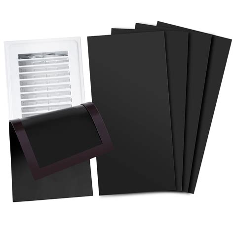 Buy (4 Pack-Black) Magnetic Vent Covers,Vent Covers for Home Floor ...