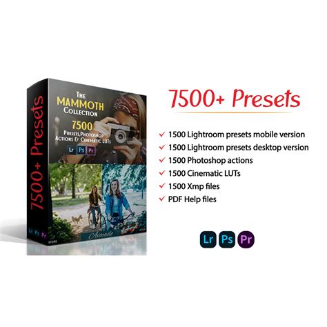 7500+ Presets | Lightroom Presets, Photoshop Actions and Cinematic LUTs ...