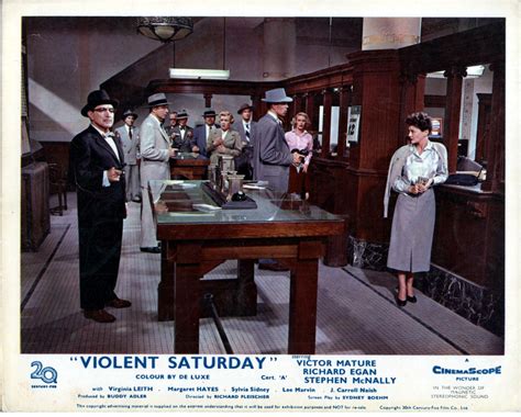 VIOLENT SATURDAY | Rare Film Posters