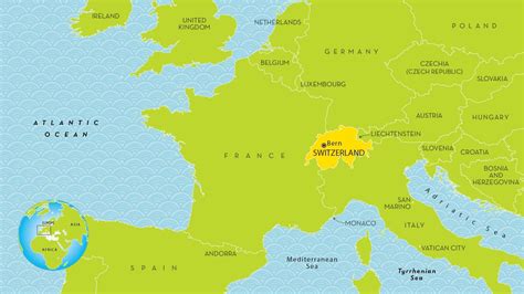 Switzerland World Map