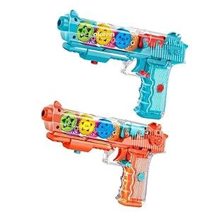 Buy STERTOYS Transperent Gear Light Gun Multi Mode Switching Vibration ...
