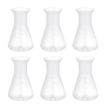 ULTECHNOVO 6pcs Kids Flasks Classroom Plastic Tool Beakers for ...