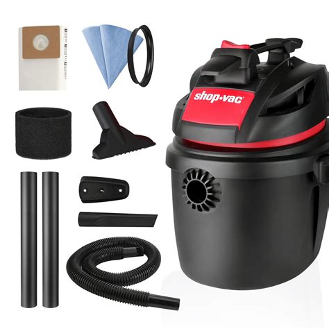 Shop-Vac 2.5 Gallon 2.5 Peak HP Wet/Dry Vacuum, Portable Compact Shop ...