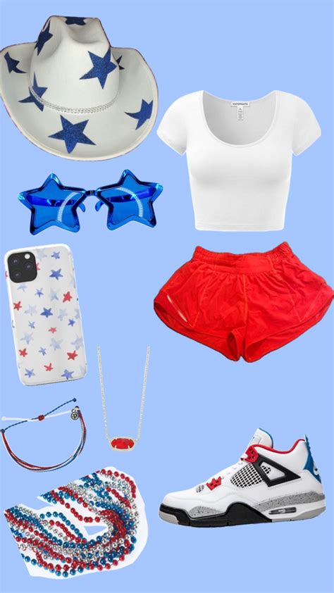 4th of July Outfit Inspo!!(Ik it early LOL) ️💙 | Preppy summer outfits ...