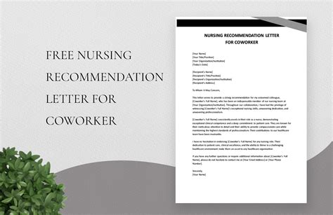 Nursing Recommendation Letter For Scholarship in Word, PDF, Google Docs - Download | Template.net