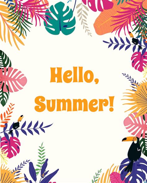 Free Summer Solstice Template to Edit Online
