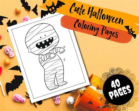 Spooky Fun for All Ages: Coloring Book Pages for Halloween