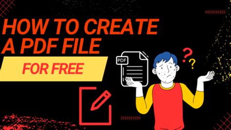 Image result for How to Create a PDF File PDF