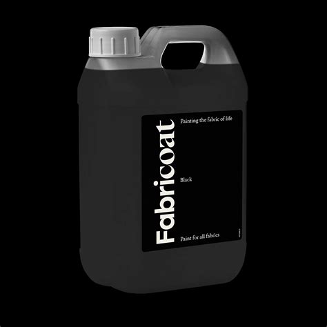 Fabricoat Fabric Paint Black, 2500ml