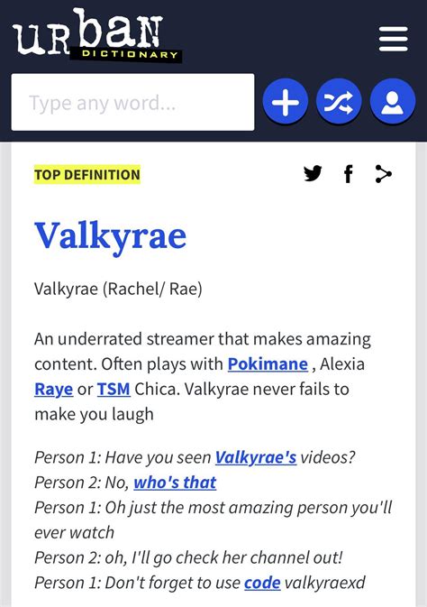 Stan urban dictionary :] : r/valkyrae