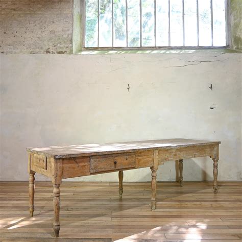 A Large 18th Century French Painted Farmhouse Dining Table For Sale at ...