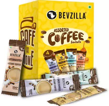 Bevzilla Instant Coffee Powder - 96 Sachets Box