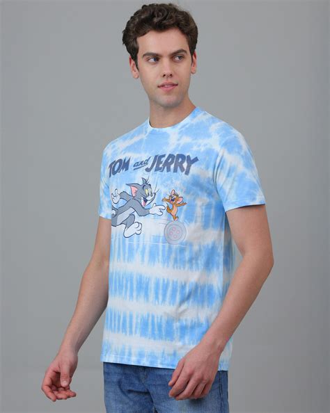Tom & Jerry Printed Regular Fit Tshirt For Men – Free Authority