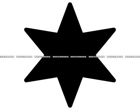 Six Pointed Star SVG, Six Pointed Star Cut File, Six Pointed Star DXF ...