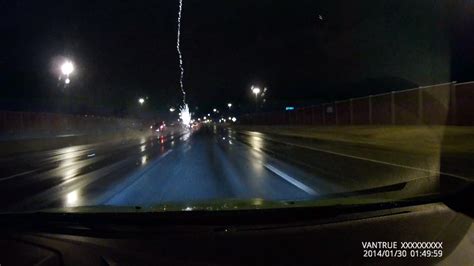 Lightning Strikes Car on Highway | Jukin Licensing