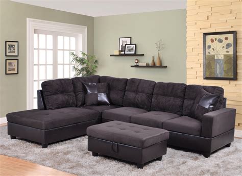 Buy AYCP Furniture Sectional Sofa 3 Pieces L-Shape Sectional Sofa Set ...