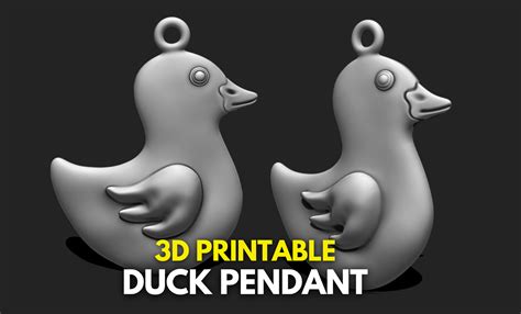 🦆 Duck STL File for 3D Printing - Printable 3D Design DIY 3D Print・ 3D ...