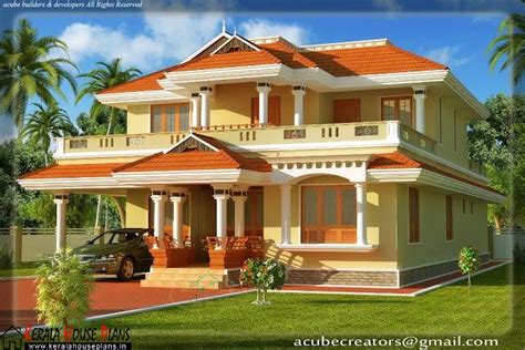 kerala style 4 bedroom home plan