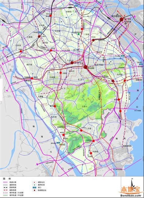 中山市域组团发展规划：中山地铁将对接广州18号线、佛山11号线、深圳地铁_好地网