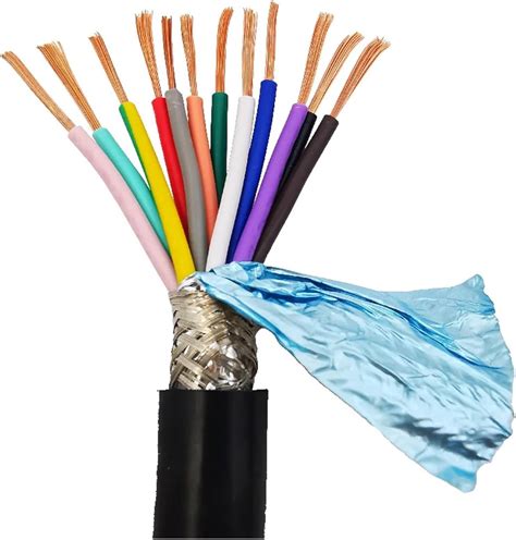 OUZINE Shielded Wire RVVP Shielded Cable UL2464 18AWG 2 3 4 5 6 7 8 ...