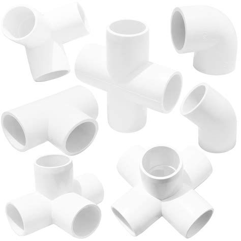 Buy 35 Pieces 3/4" PVC Elbow Fittings,45 Degree Elbow Connector,90 ...