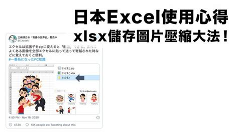 Excel大國日本的使用心得：xlsx檔方便儲存圖片壓縮大法！ - 喜愛日本 LikeJapan |ライクジャパン