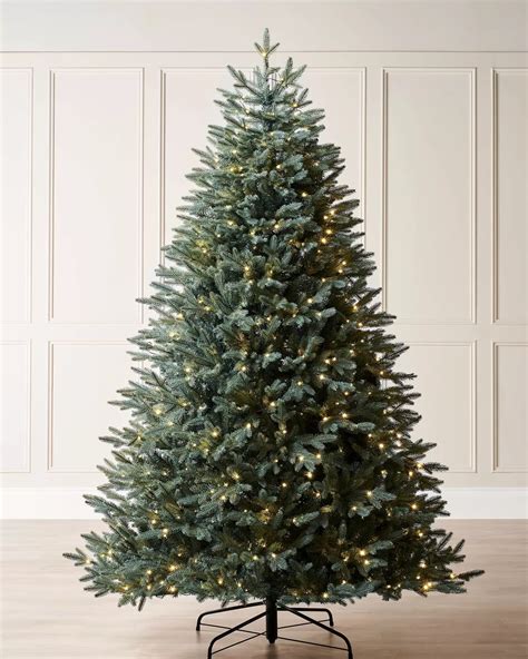 WeRChristmas Pre Lit Christmas Trees^Pre-Lit Mixed Pine Blue Christmas ...
