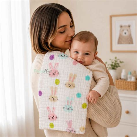 Muslin Burp Cloth – Pikaboo Kidz