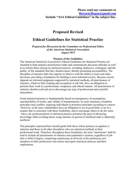 Ethical Guidelines for Statistical Practice 的图像结果