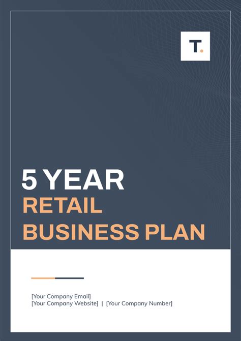 Free 5 Year Retail Business Plan Template to Edit Online