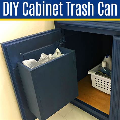 Cabinet Door Garbage Can