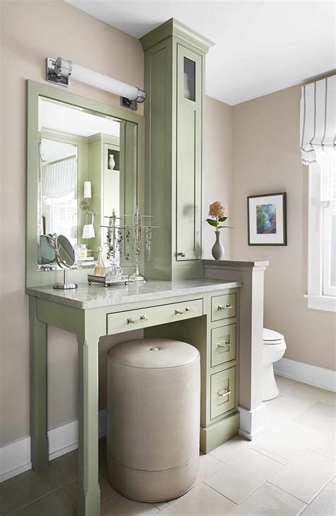 Modular Bathroom Vanity With Makeup Table at Alonso Wilson blog