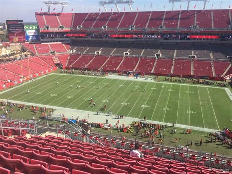 Section 313 at Raymond James Stadium - Tampa Bay Buccaneers - RateYourSeats.com - capacity of raymond james stadium