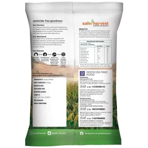Safe Harvest Kodo Millet Rice - Pesticide Free