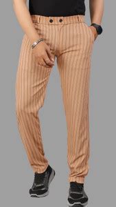 COMBRAIDED Slim Fit Men Brown Trousers - Buy COMBRAIDED Slim Fit Men ...