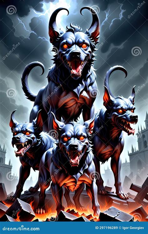 Cerberus the Hound of Hades, Three Headed Monster Dog of Myth and ...