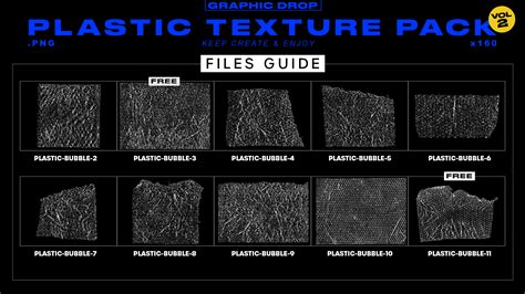 FREEBIE | 160 Plastic Textures Pack VOL.2 on Behance