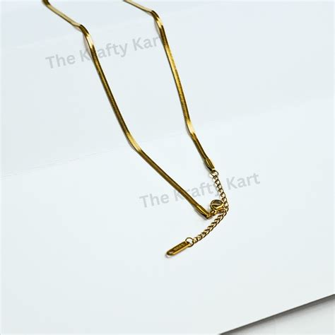 Anti Tarnish Neck chain – The Krafty Kart