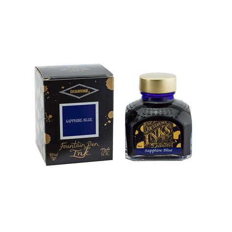Diamine Sapphire Blue Ink - 80ml | Shop Online at Makoba | Diamine