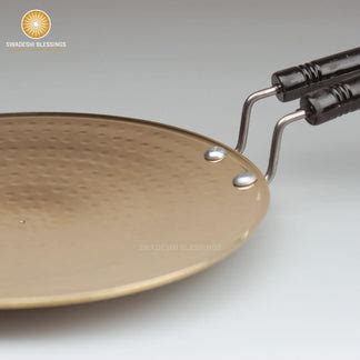 SWADESHI BLESSINGS Exclusive Range Brass Tawa/Teflon-Free/Naturally No ...