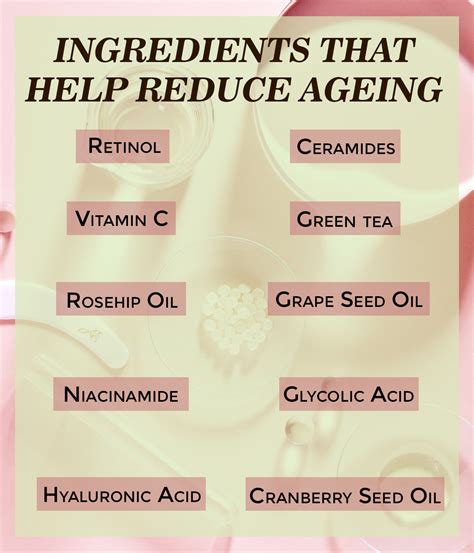 Our foolproof favourites to battle ageing : 10 ingredients you absolut