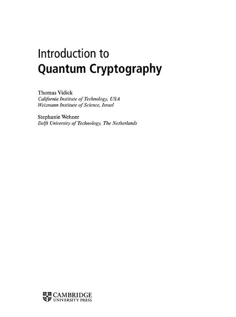 Introduction to Quantum Cryptography (QC) - Key Concepts and Protocols ...