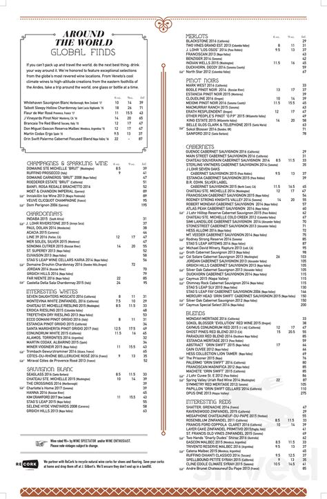 J. Gilbert's Wood-Fired Steaks & Seafood Kansas City menus in Overland ...