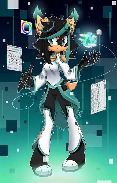 Nicole the Holo-Lynx redesign by Alfa-Kronoxis on DeviantArt
