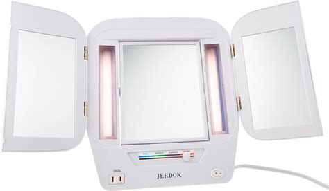 Amazon.com : Conair Lighted Makeup Mirror, LED Vanity Mirror, 1X/5X ...