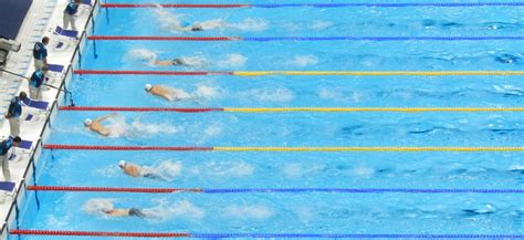 Swimmers Standing Lane