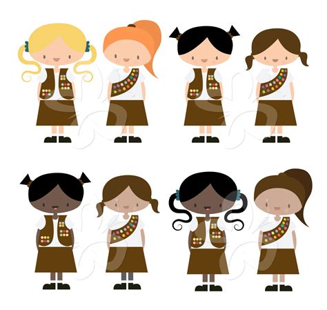 Brownie Scout Clip Art at Taj Martindale blog