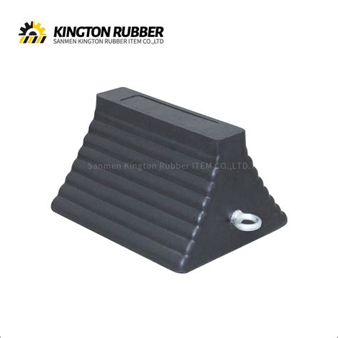 Heavy Duty 250*200*150mm Rubber Wheel Stopper Truck Stopper Rubber ...