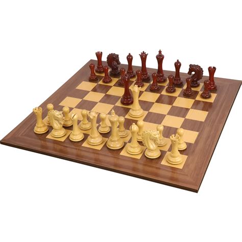 4.6" Avant Garde Luxury Staunton Chess Set - Chess Pieces Only - Bud R